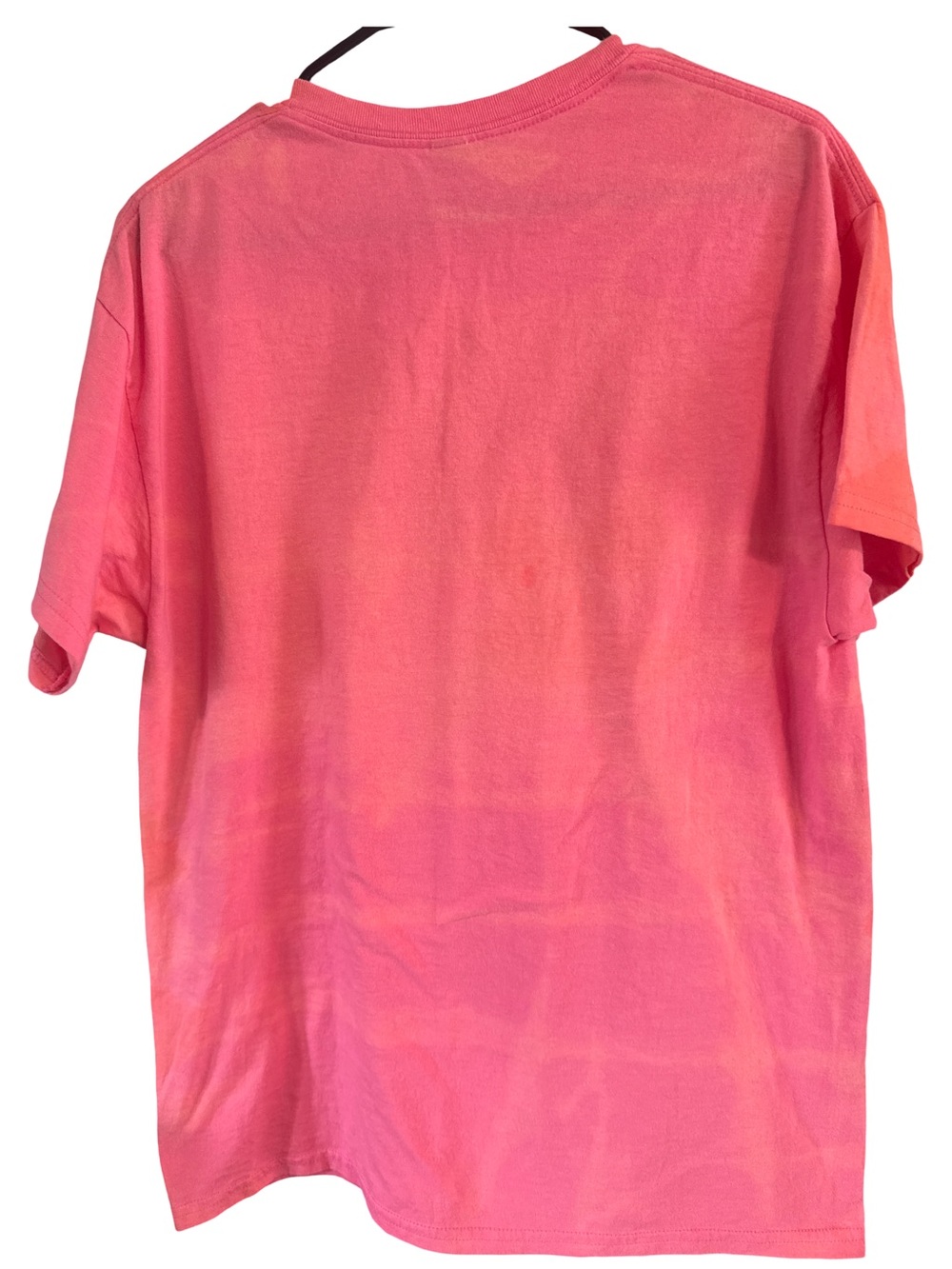 Gildan Heavy Blend Tie-Dye Short Sleeve T-Shirt Pink Orange Size L - Picture 2 of 3